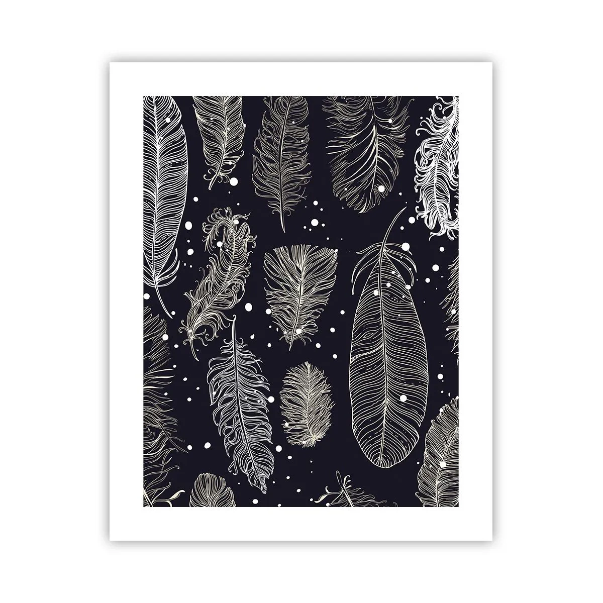 Poszter - Tollas csipke - 40x50 cm