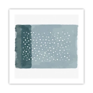 Poszter - Kéken nőtt - 50x50 cm