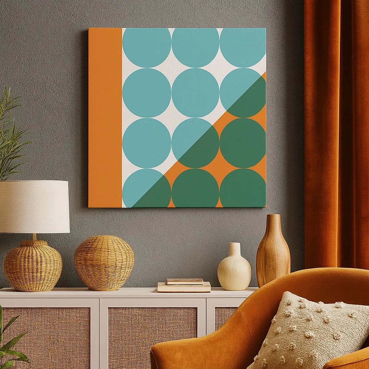 Vászonkép - Felfelé és átlósan - 30x30 cm