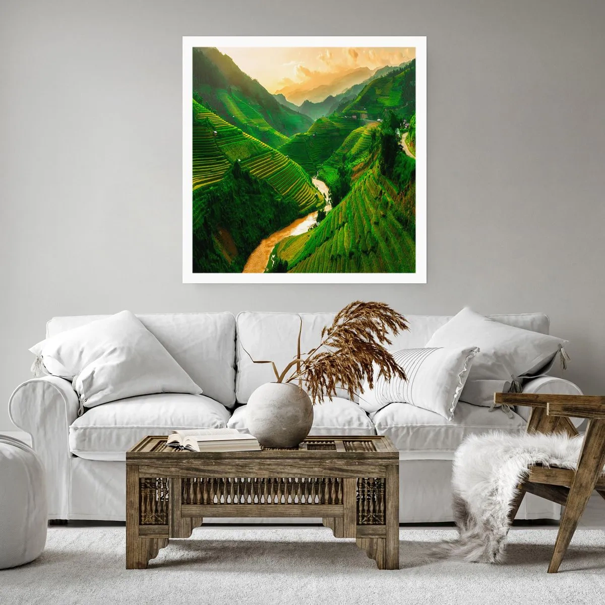 Poszter - Vietnámi völgy - 40x40 cm