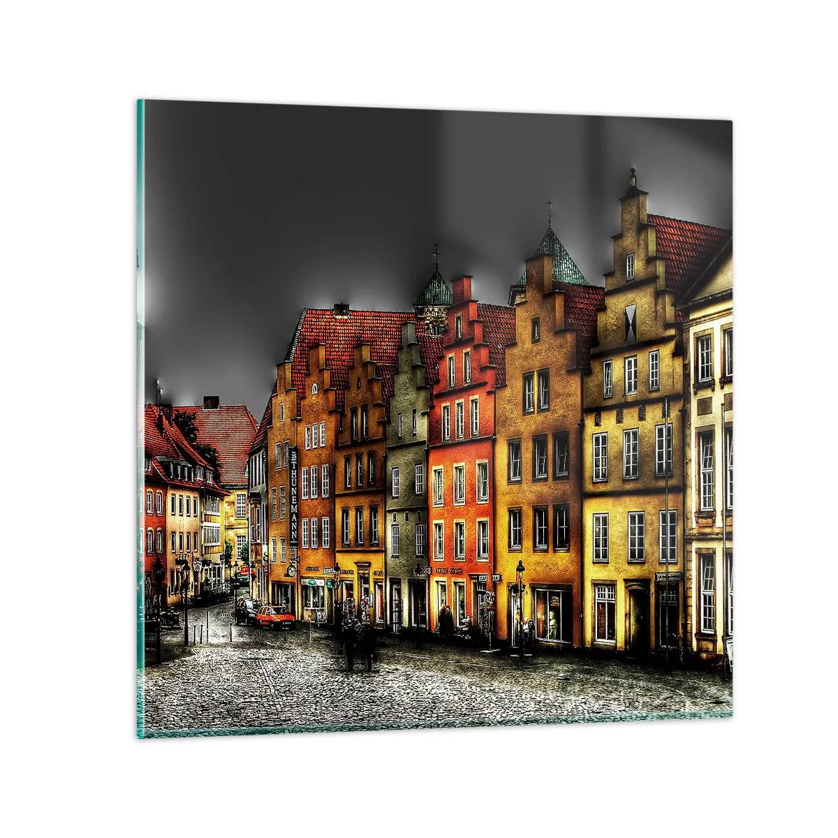 Üveg kép - Már csak egy elvarázsolt hintó hiányzik - 40x40 cm