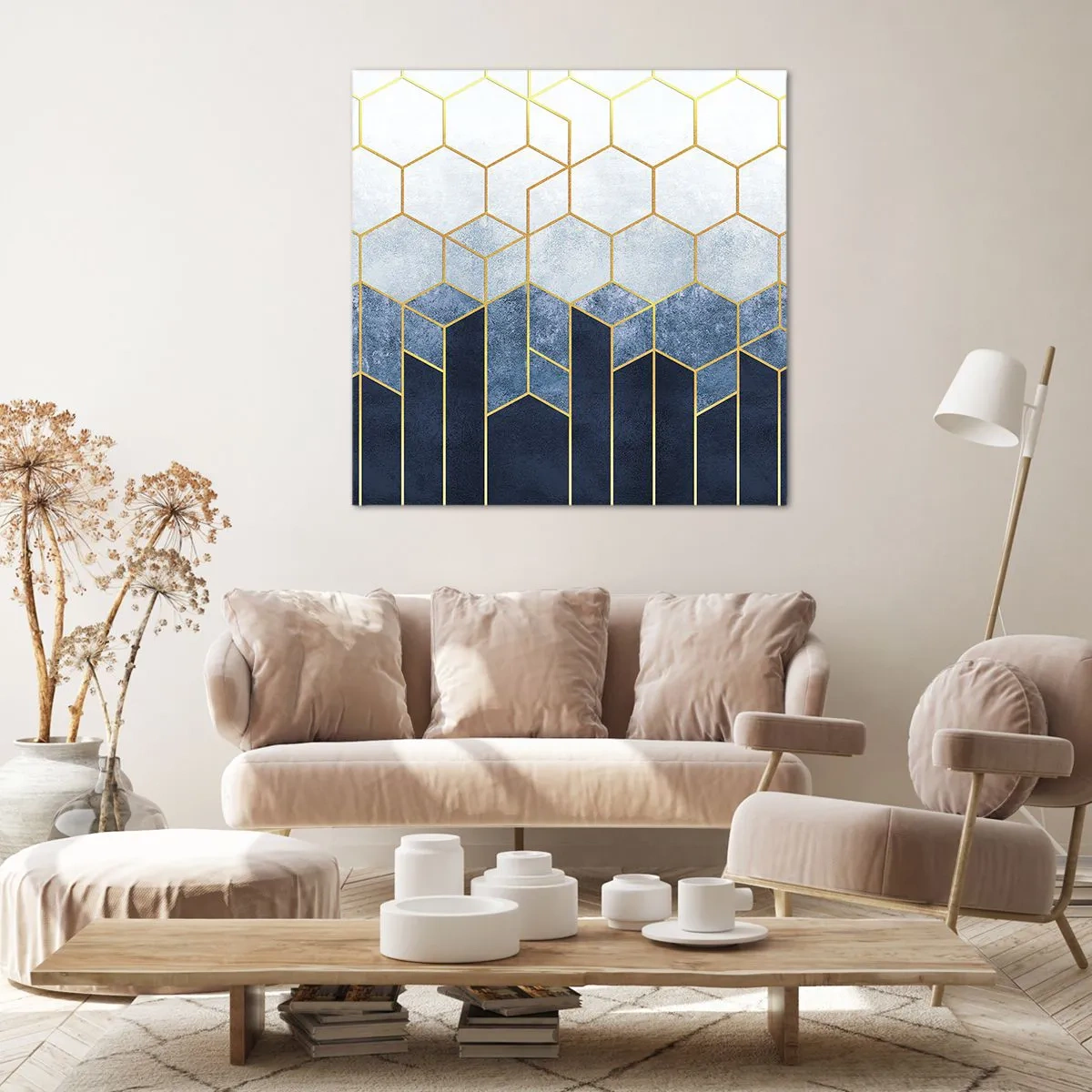 Vászonkép - Kompozíció szinkópa ritmusban - 60x60 cm