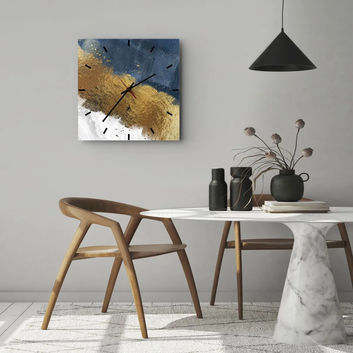 Falióra, Óra - A nyár árnyalatai - 40x40 cm