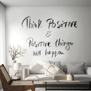 Fotótapéta Standard Eco - Motivációs idézet elegáns fekete betűtípussal fehér alapon - 100x70cm - Hogyan élj? - Modern fali dekoráció nappalihoz és hálószobához ARTTOR