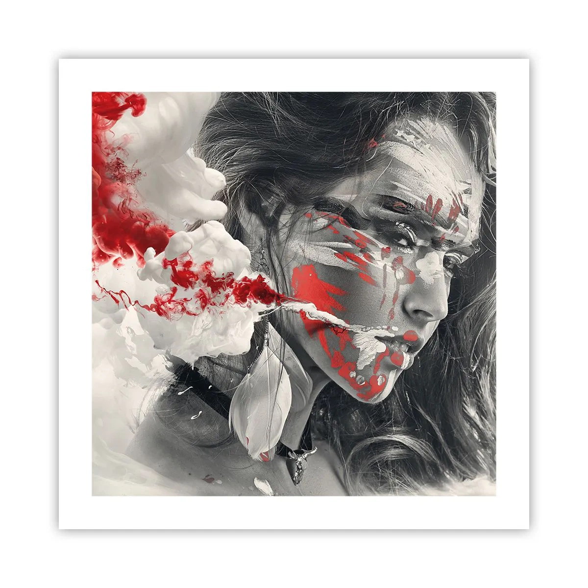 Poszter - Az abszurditás füstjében - 50x50 cm