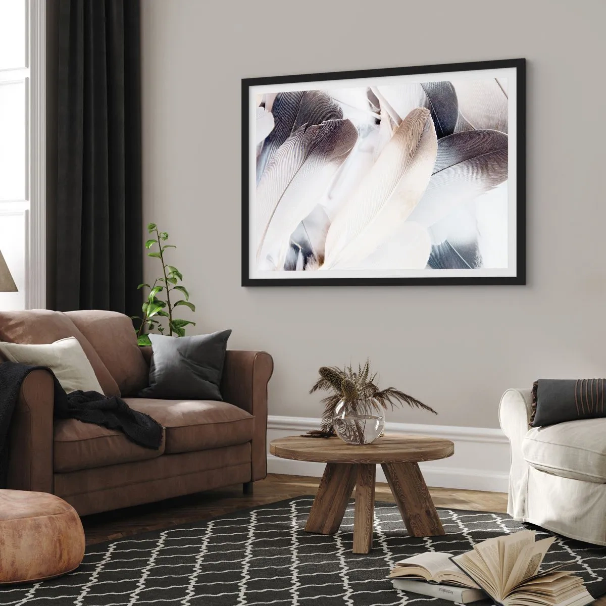 Poszter fehér keretben - Szinte angyali - 70x50 cm