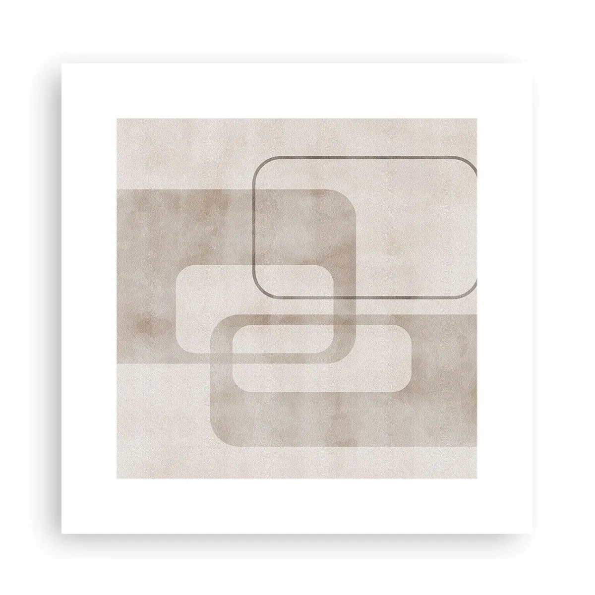 Poszter - Geometrikus fúga - 30x30 cm