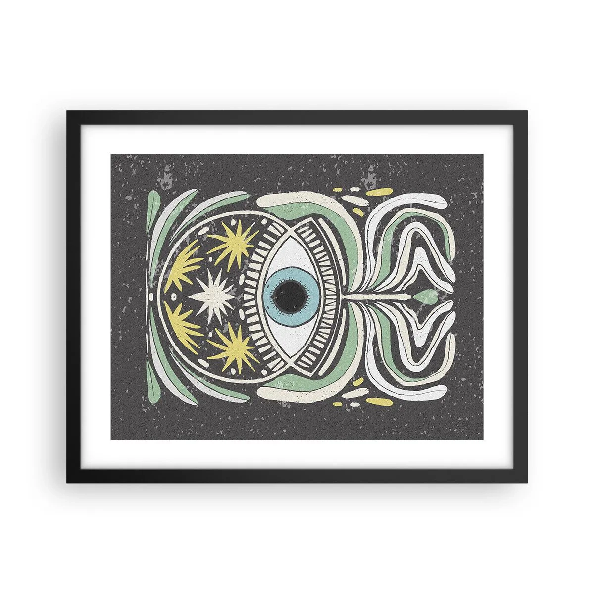 Poszter fehér keretben - Törzsi rituálék - 50x40 cm