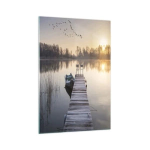 Üveg kép - Egy kis idő múlva visszajövök - 70x100 cm