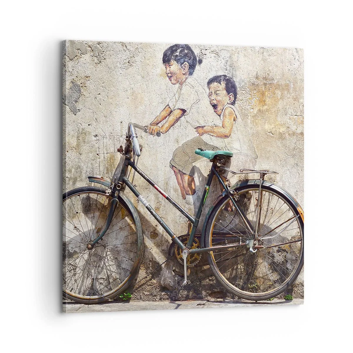 Vászonkép - Igaz, vagy hamis? - 60x60 cm