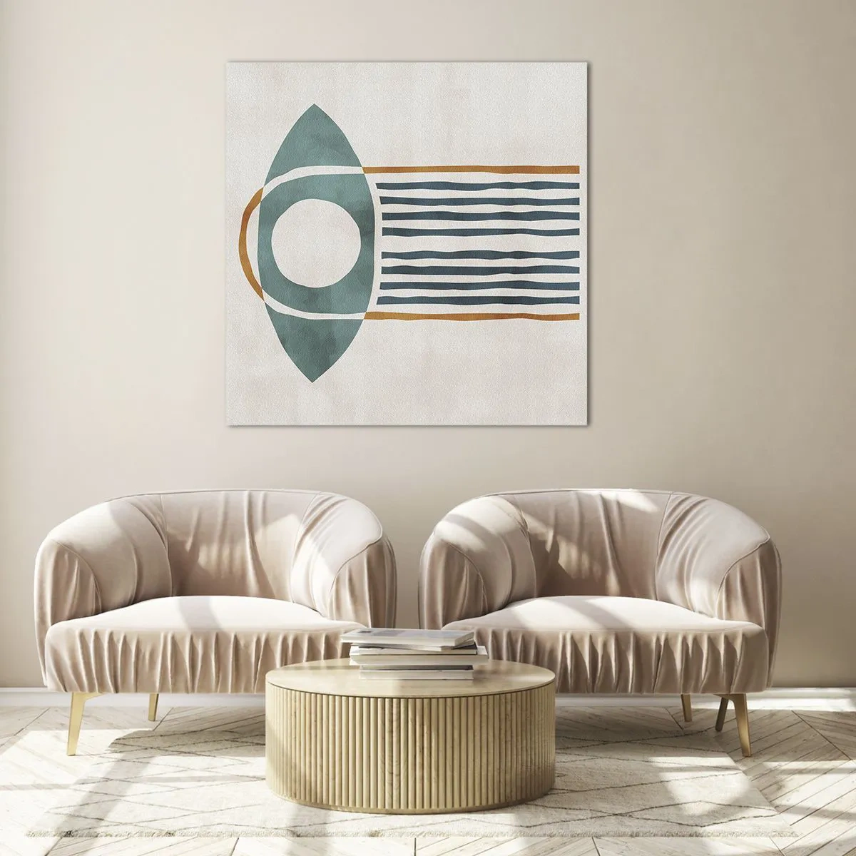 Üveg kép - Jelek és rituálék - 30x30 cm