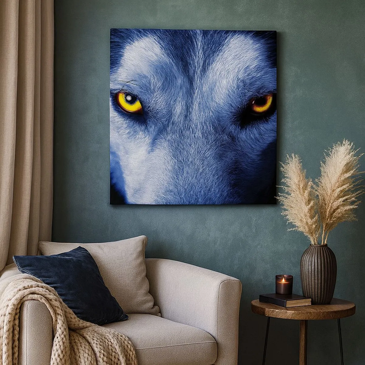 Vászonkép - Hipnotizáló nézés - 30x30 cm