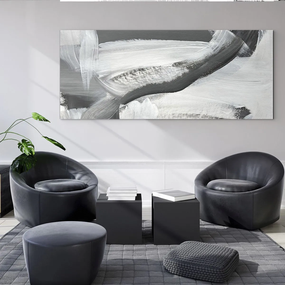 Üveg kép - Határozott mozgással - 100x40 cm