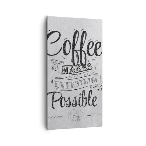 Vászonkép - Hogy nem lehet szeretni a kávét - 55x100 cm