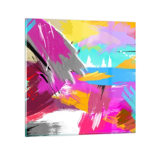 Üveg kép - Máz, máz, máz, mégegyszer - 70x70 cm