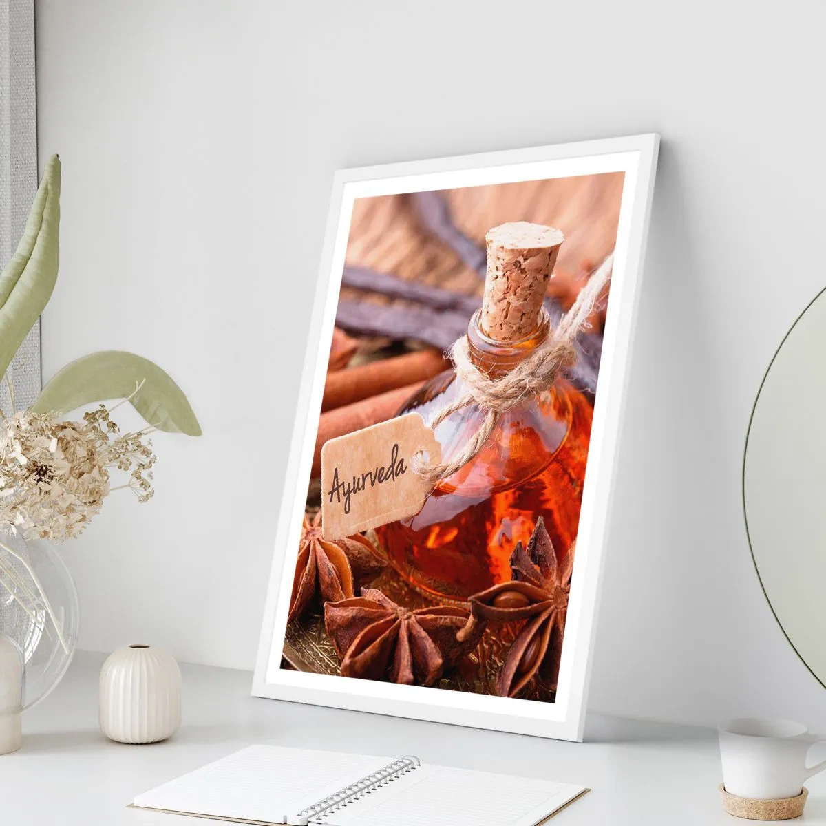 Poszter fekete keretben - A test és a lélek egysége felé - 30x40 cm