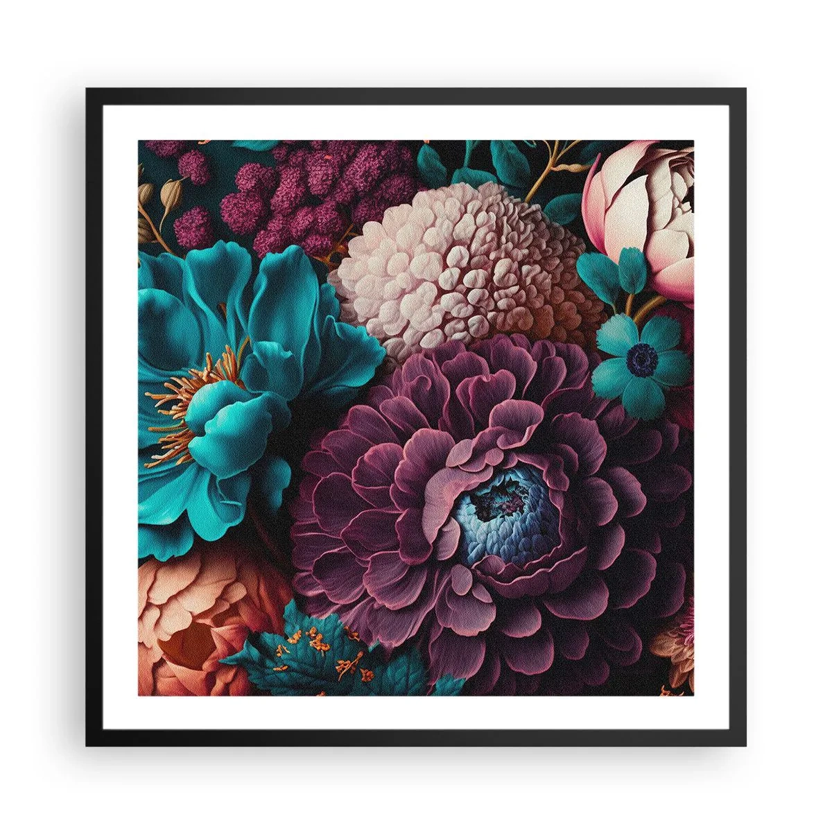 Poszter fehér keretben - A természet bőségében - 60x60 cm