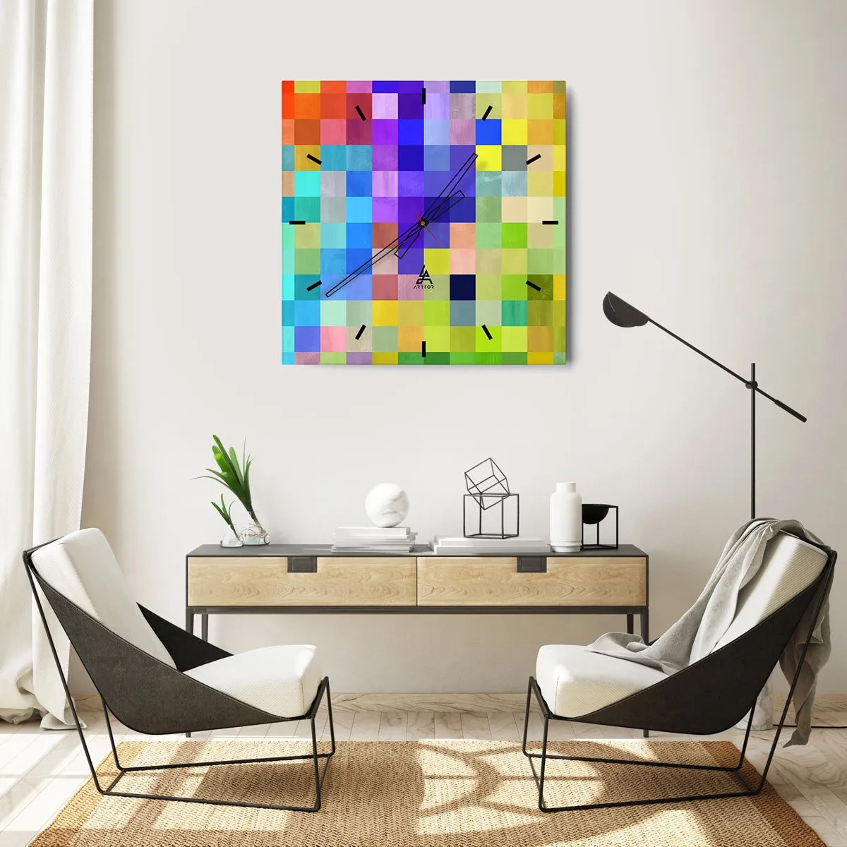 Falióra, Óra - Mindenki más, mindenki egyenlő - 40x40 cm