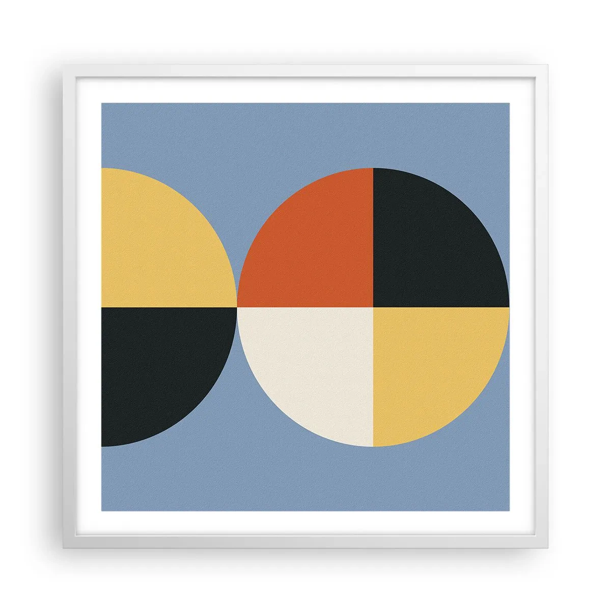 Poszter fekete keretben - Nézd és számolj - 60x60 cm