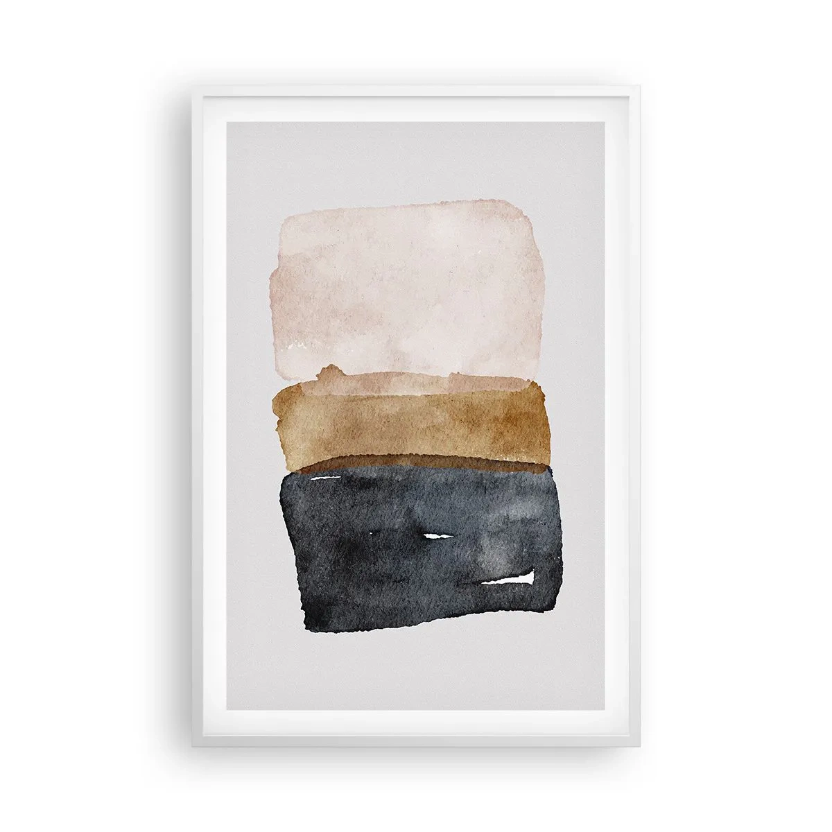 Poszter fekete keretben - A föld színeinek kompozíciója - 61x91 cm