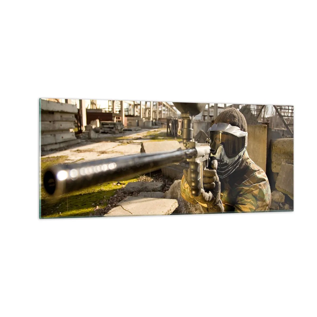 Üveg kép - Te is hős lehetsz - 100x40 cm