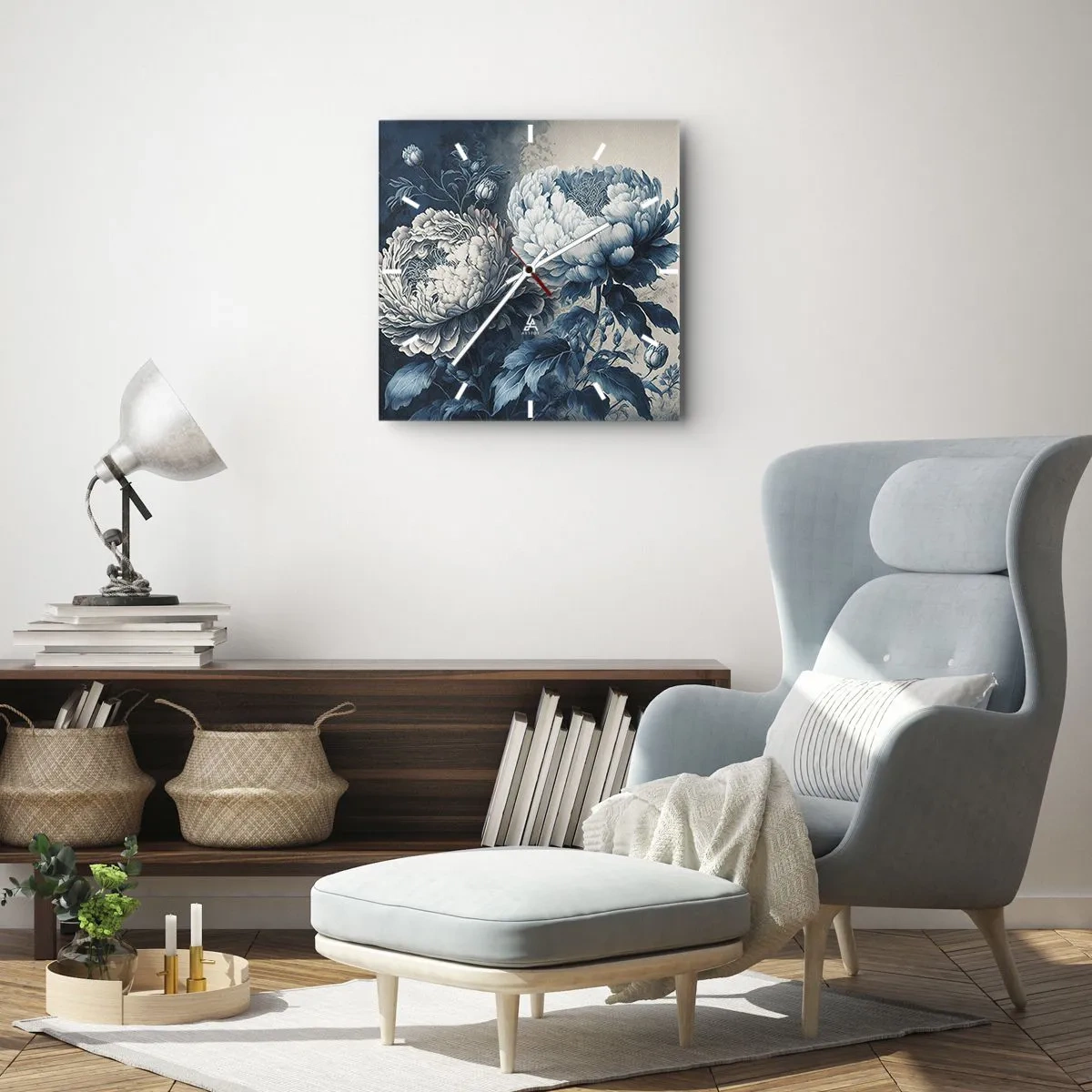 Falióra, Óra - Egy jól összeillő pár - 30x30 cm