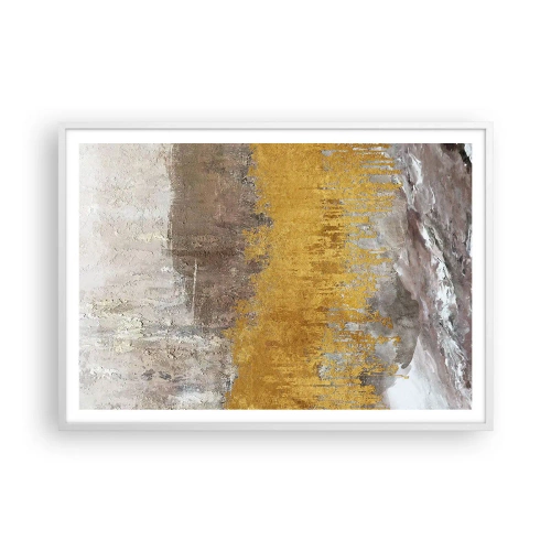 Poszter fekete keretben - Egy aranyszínű fuvallat - 100x70 cm