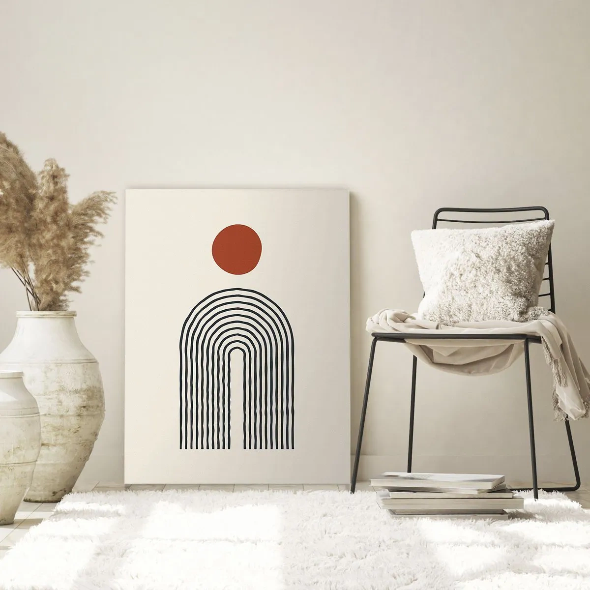 Üveg kép - Formák és színek vonzalma - 70x100 cm