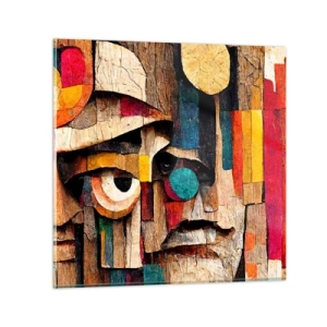 Üveg kép - Látlak téged... - 70x70 cm