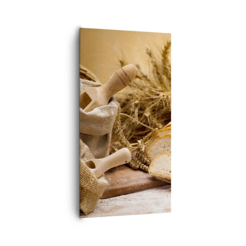 Vászonkép - Hogyan vágta le a késsel - 65x120 cm