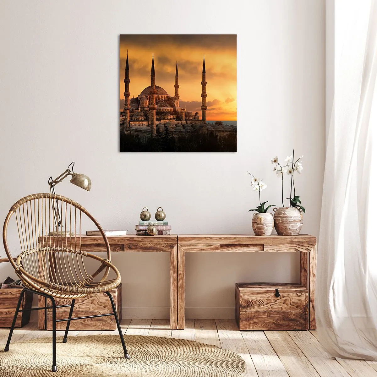 Vászonkép - Isten hatalmas - 30x30 cm