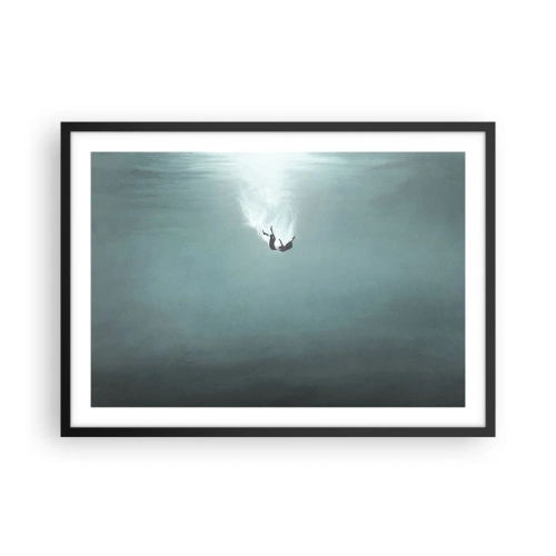 Poszter fehér keretben - Az óceán ölelésében - 70x50 cm