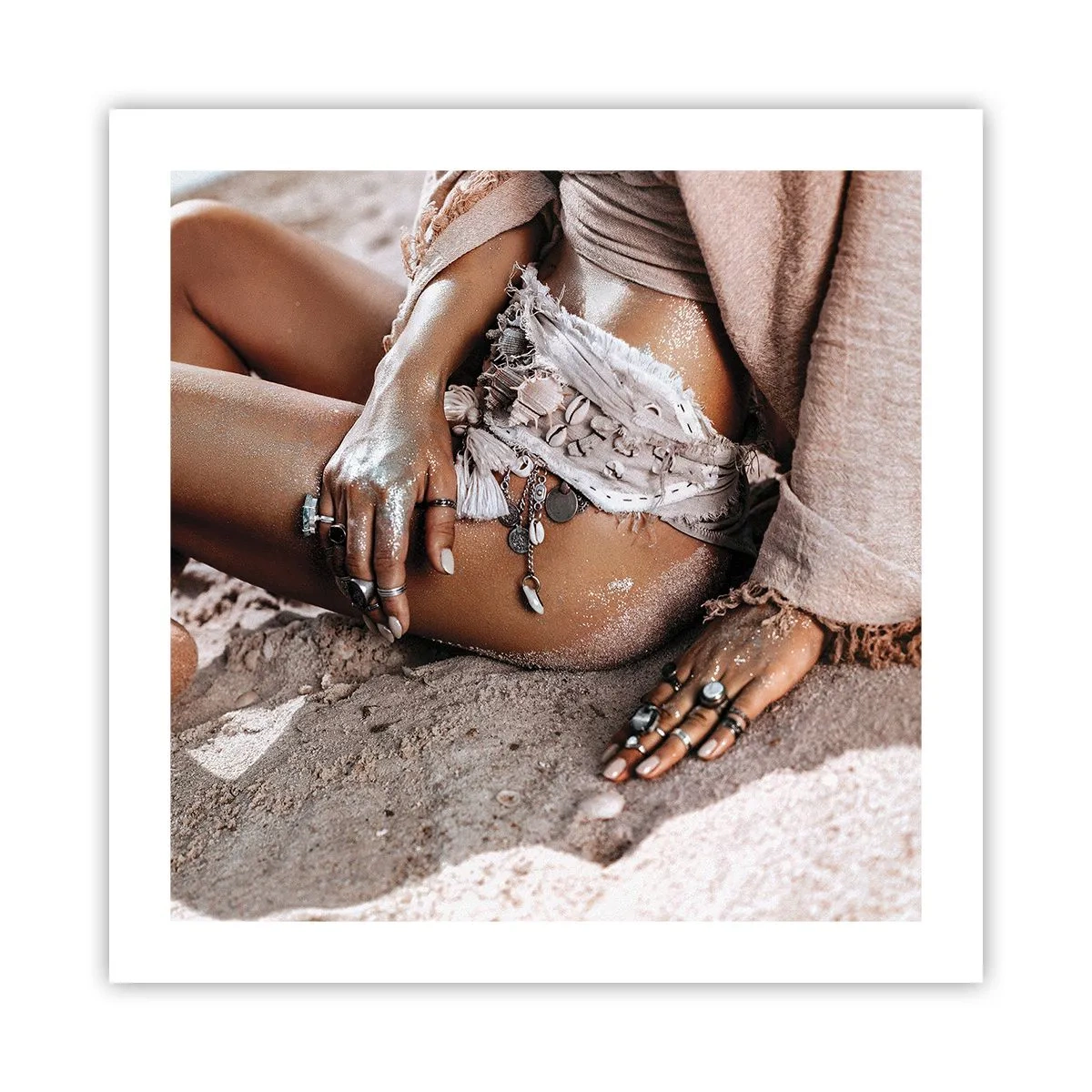 Poszter - A hullámok vetettek partra? - 50x50 cm