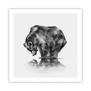 Poszter - Jó látni rokont - 60x60 cm
