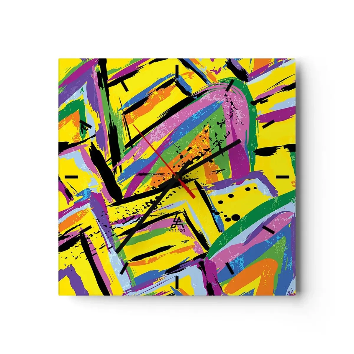 Falióra, Óra - Az örömében sikít - 30x30 cm