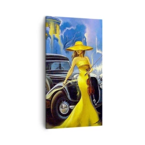 Vászonkép - Noktürn a hegedűre és a szerelemre - 45x80 cm