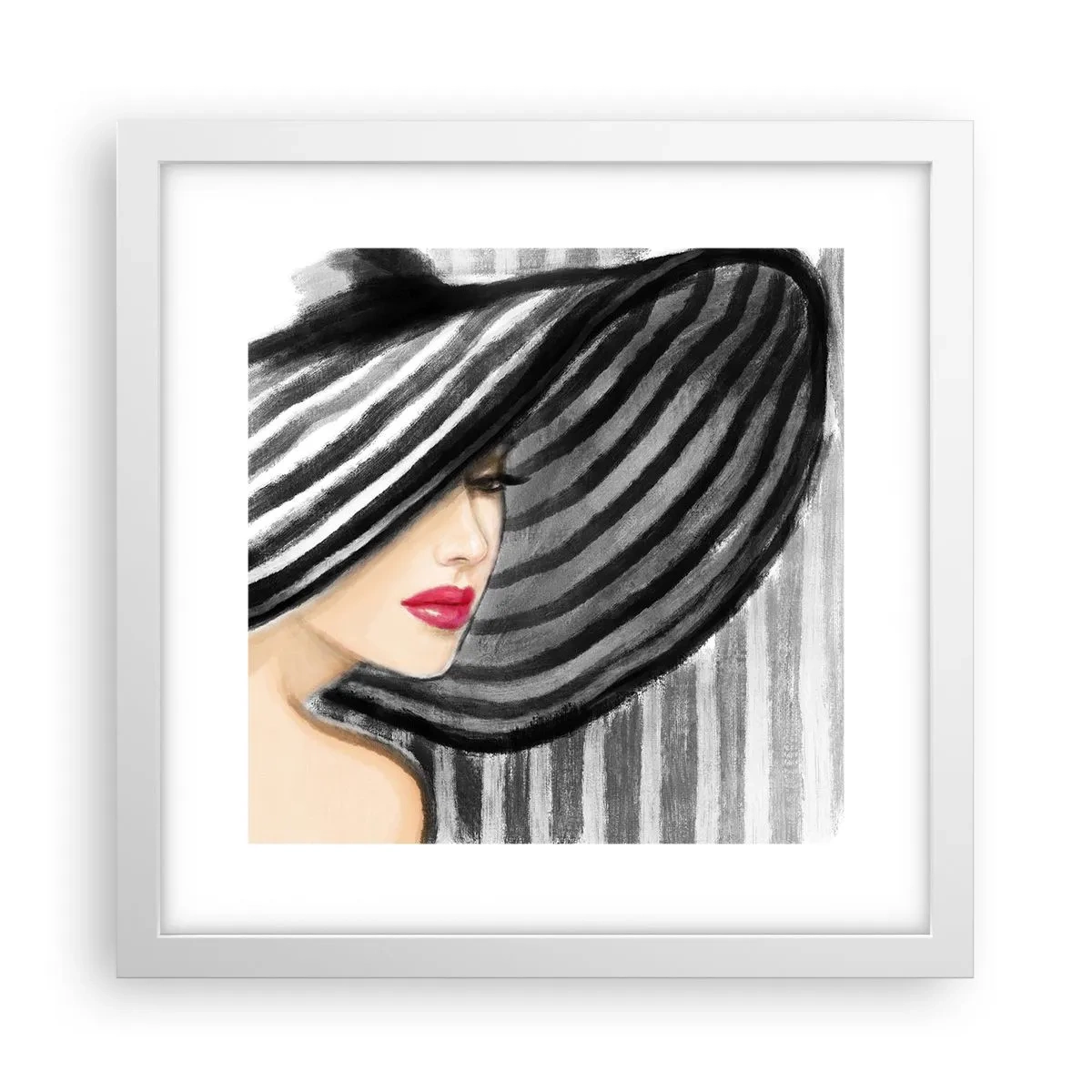 Poszter fekete keretben - Hol keressünk? - 30x30 cm