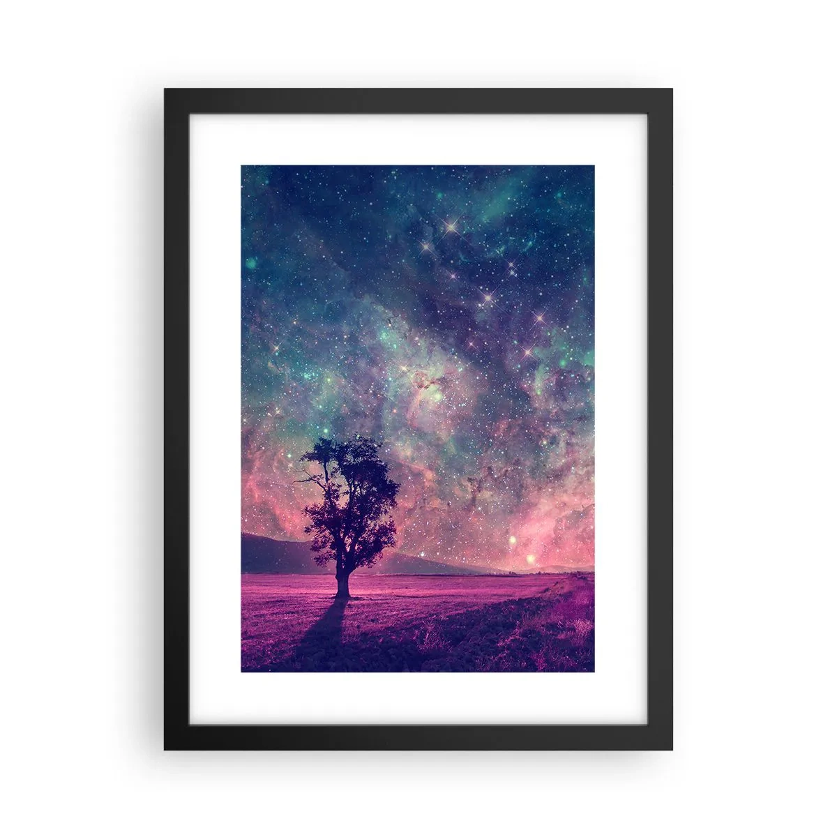 Poszter fehér keretben - Varázslatos ég alatt - 30x40 cm