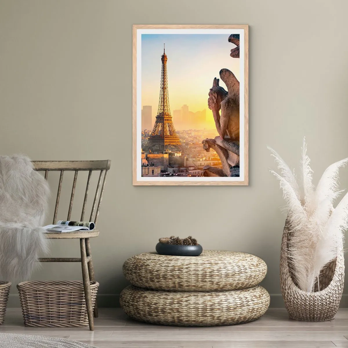 Poszter világos tölgy keretben - Sok minden változott... - 70x100 cm