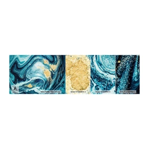 Fotótapéta Minta Standard Eco - Kék örvény - Absztrakció, Darab, Modern minta - 100x30 cm