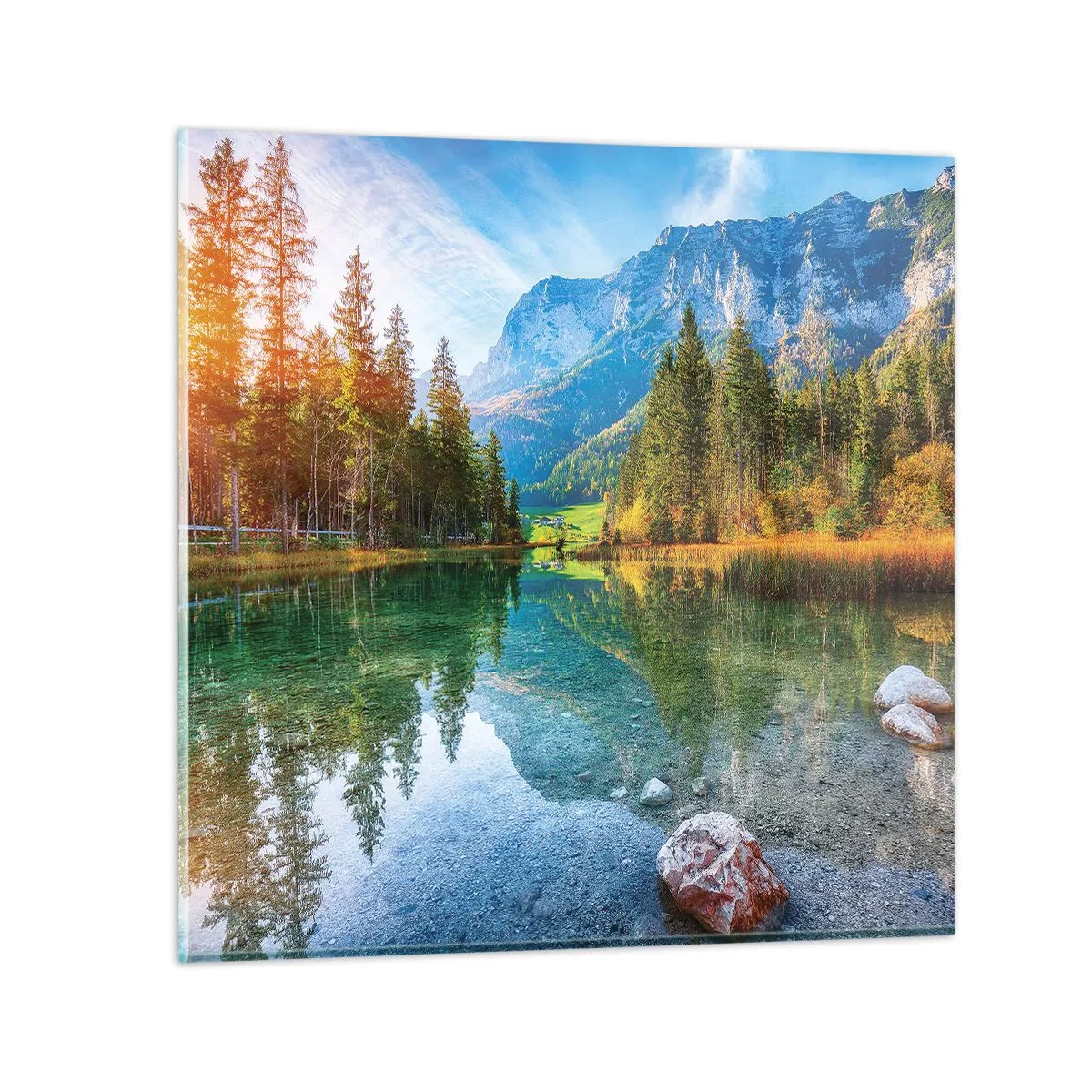 Üveg kép - Az ősz enyhesége - 60x60 cm