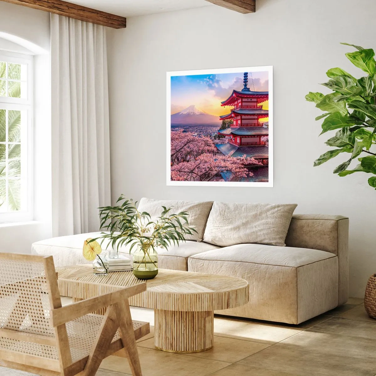 Poszter - A japán lélek lényege - 60x60 cm