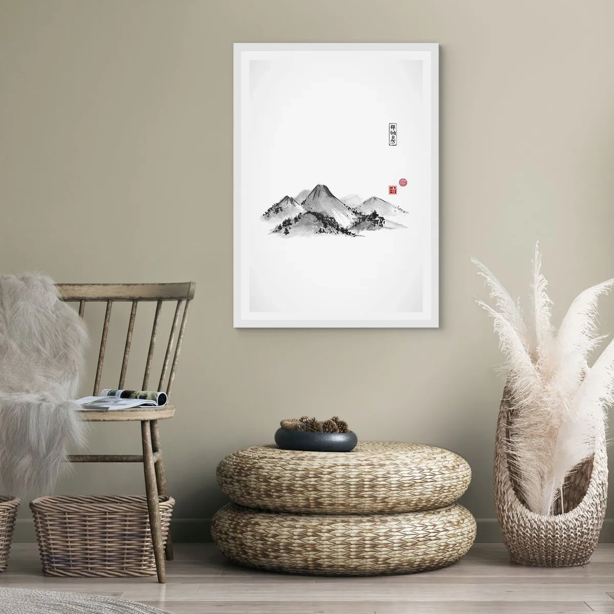 Poszter fekete keretben - Messze a távoltól - 40x50 cm