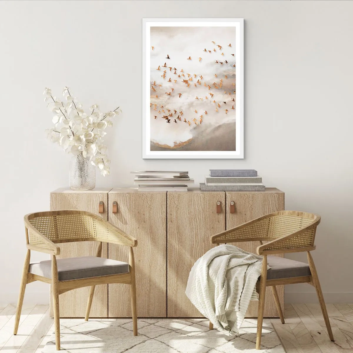 Poszter fekete keretben - Itt az idő... - 70x100 cm