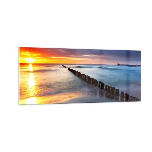 Üveg kép - Halgasd a csendet - 100x40 cm