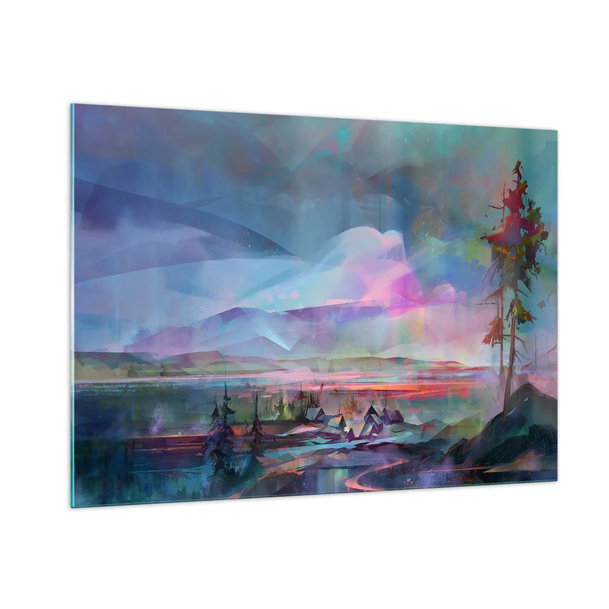 Üveg kép - Jóindulatú ég alatt - 100x70 cm