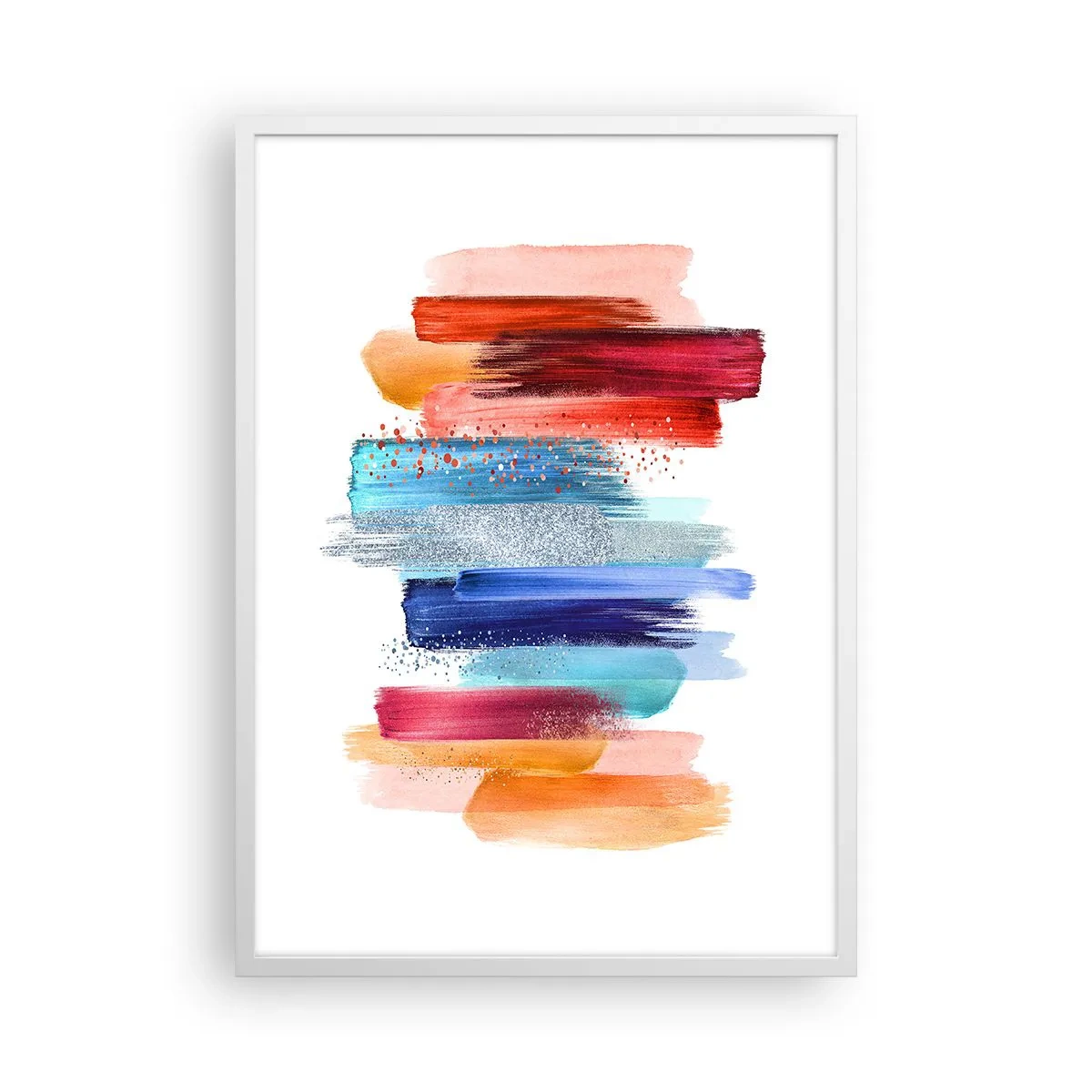 Poszter fekete keretben - Fel és le - 50x70 cm