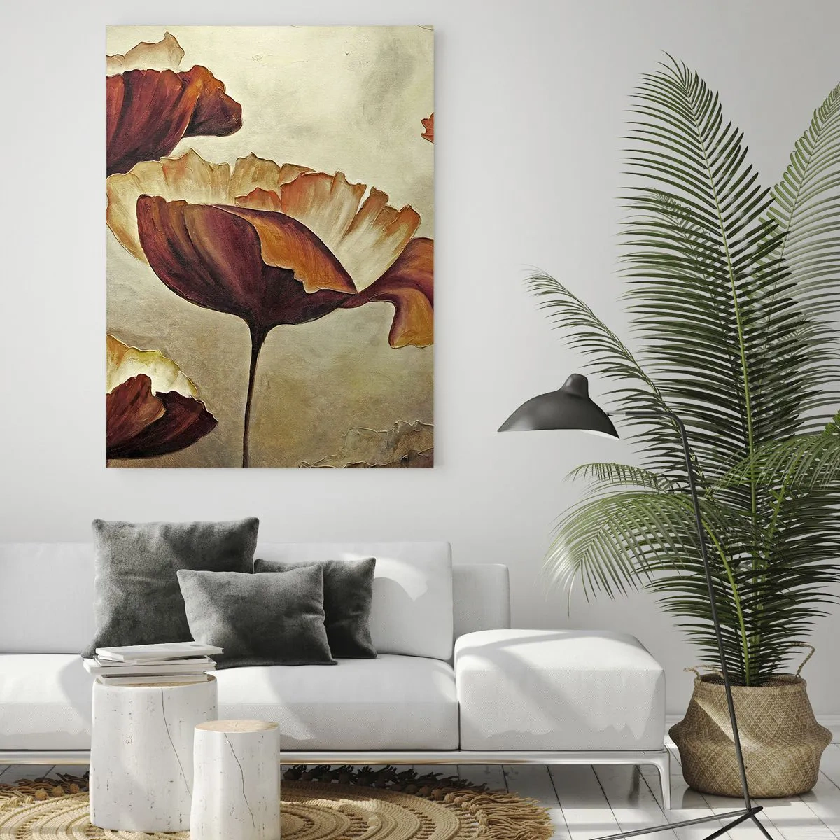 Üveg kép - Rét - 50x70 cm
