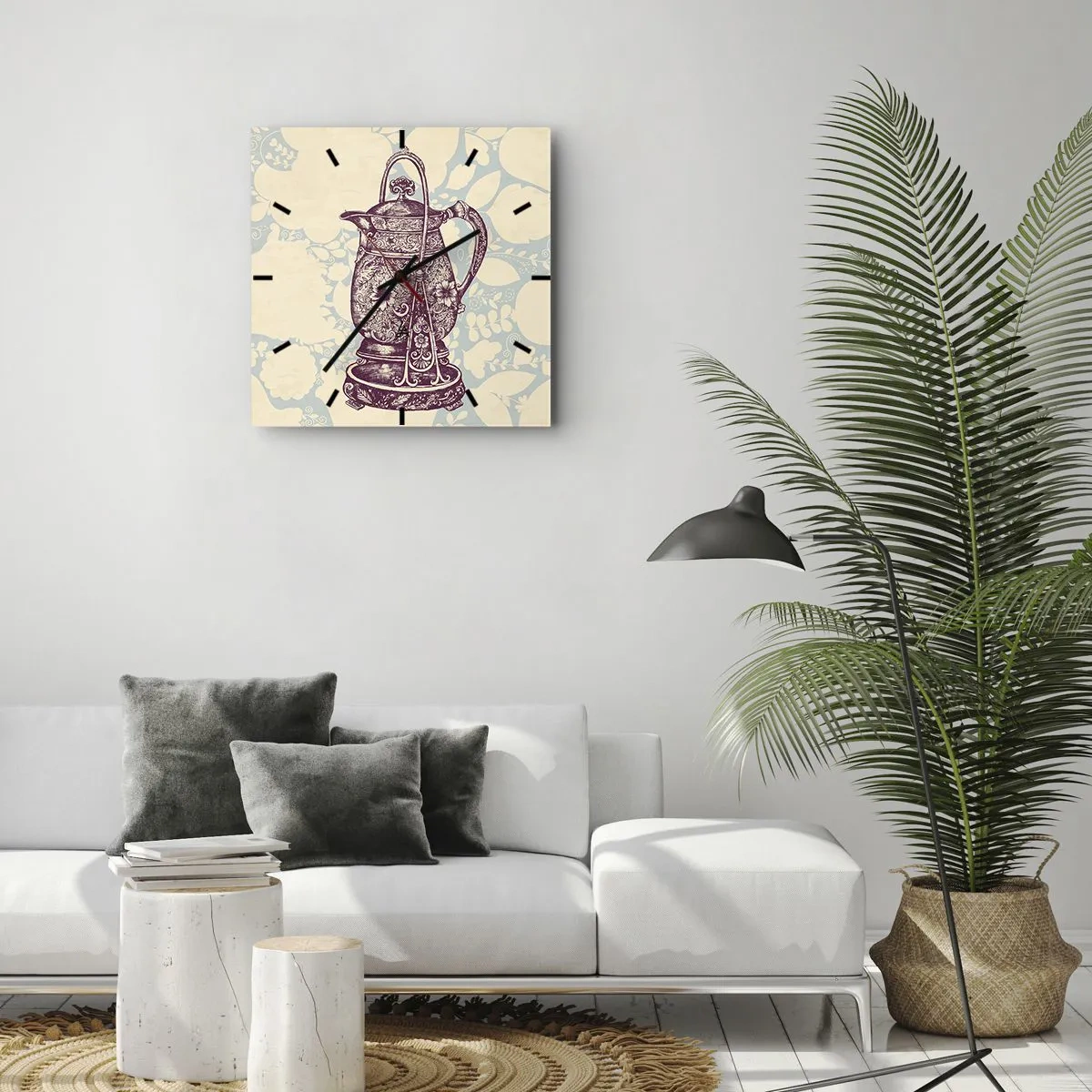 Falióra, Óra - A mindennapi élet szépsége - 40x40 cm