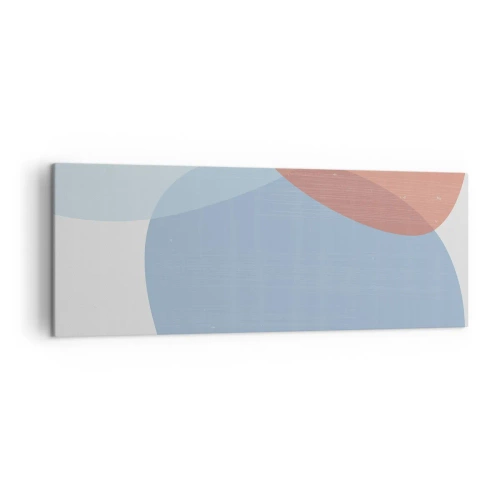 Vászonkép - Pasztell kapcsolatok - 140x50 cm